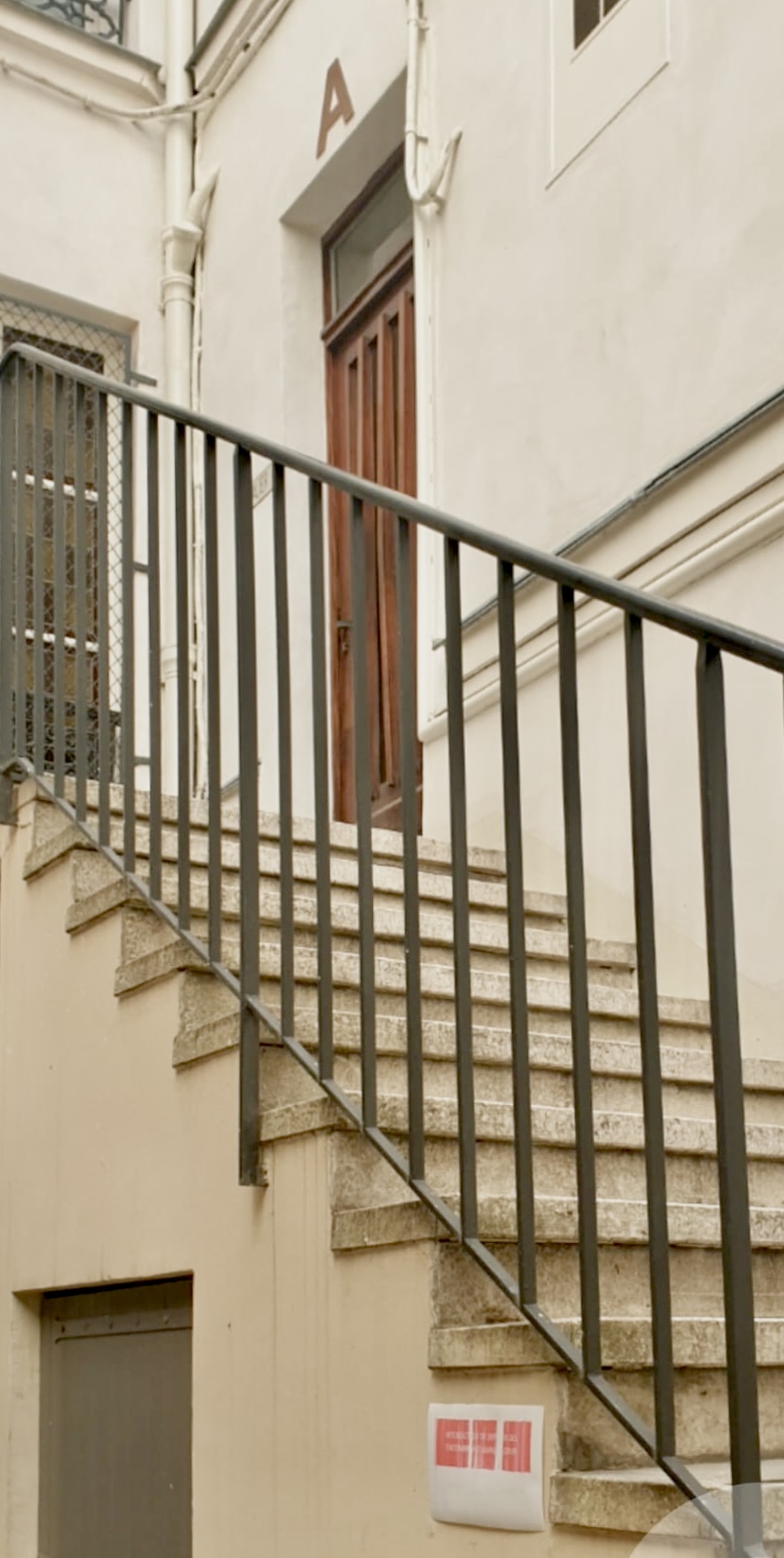 Escalier A en pierre