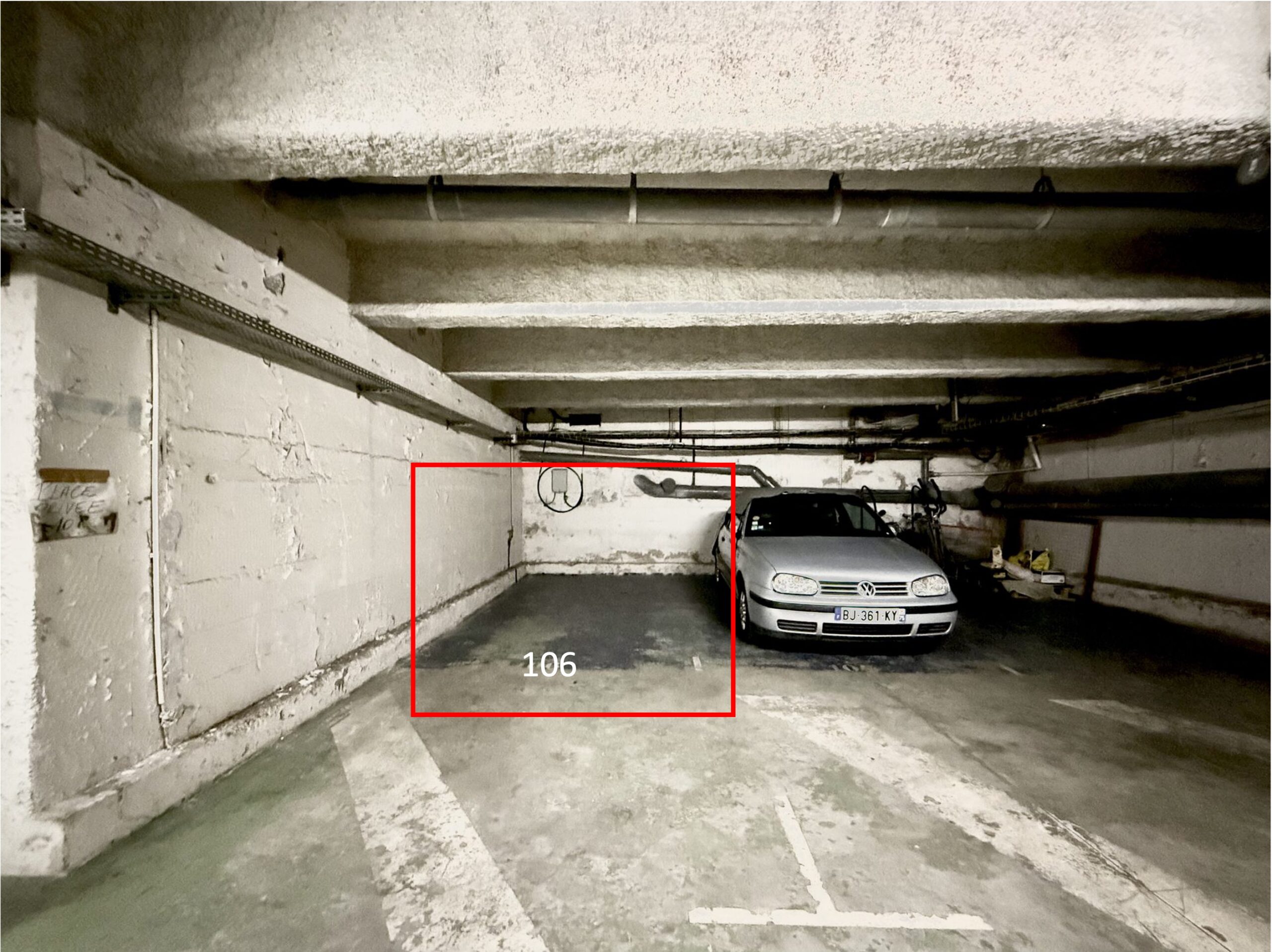 Emplacement de la place 106